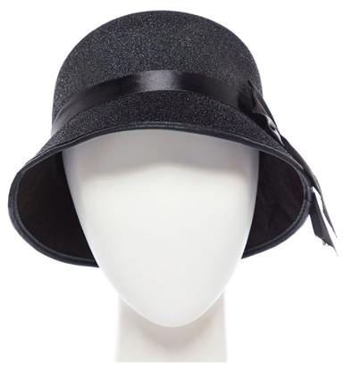 Black Charleston Lady Hat