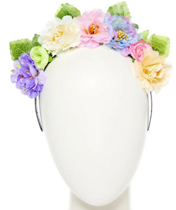 Pastel Flower Garland Headband