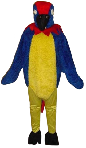 Mascot Parrot Blue