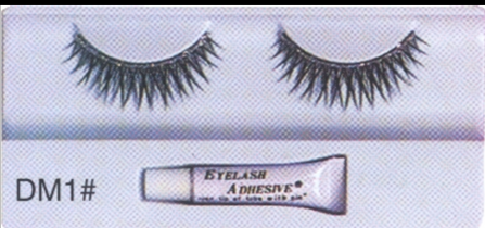 Eyelashes DM1 Black Silver - No glue