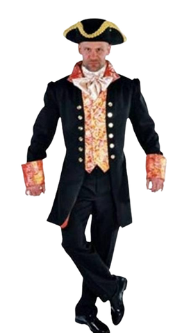 Posh Pirate Red & Black Male