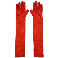 Long Gloves - Red