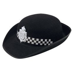 Police Officers Hat - Black