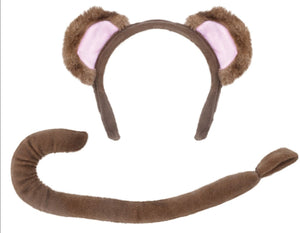 Monkey Set - Ears & Tail